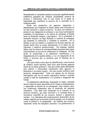 REVISTA ETHOS GUBERNAMENTAL V