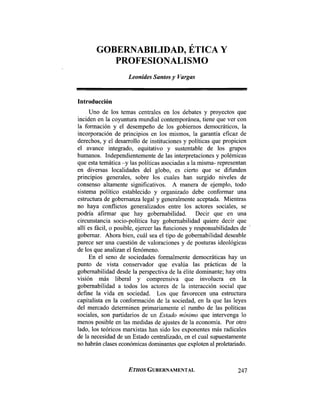 REVISTA ETHOS GUBERNAMENTAL V