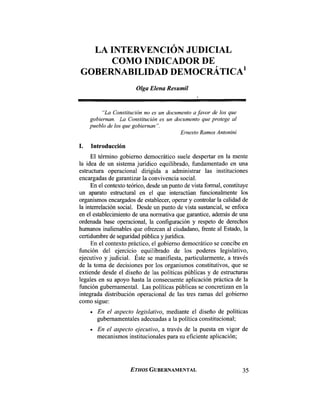 REVISTA ETHOS GUBERNAMENTAL V