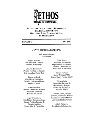 REVISTA ETHOS GUBERNAMENTAL V