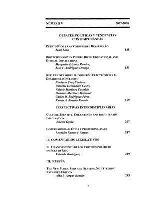 REVISTA ETHOS GUBERNAMENTAL V