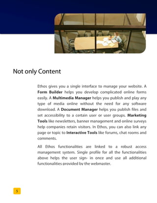 Cms Ethos Ethos Wcms Overview J1 | PDF