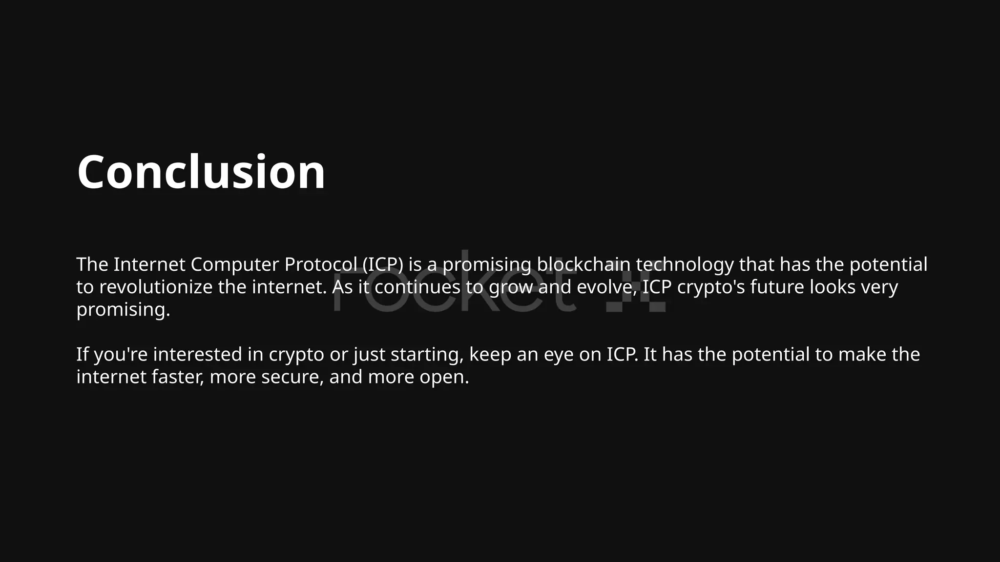🌐 Revolutionizing the Internet: Introducing Internet Computer Protocol (ICP)  🌐 | PPTX