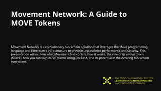 🚀 Revolutionizing Blockchain with Movement Network & MOVE Tokens! | PPT