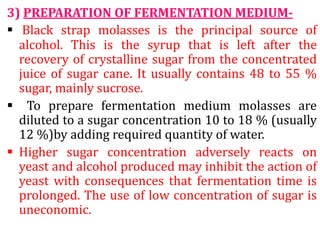 Ethyl alcohol production ppt | PPTX