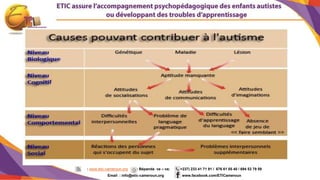 9
: www.etic-cameroun.org : Bépanda va – va; (+237) 233 41 71 91 / 676 61 05 40 / 694 53 79 59
Email : info@etic-cameroun,org : www.facebook.com/ETICameroun
 