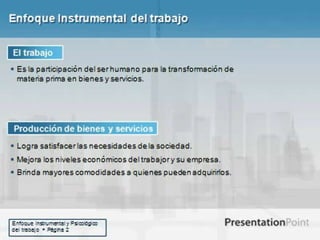 Etica psicologia del trabajo