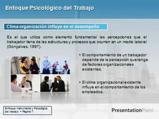Etica psicologia del trabajo