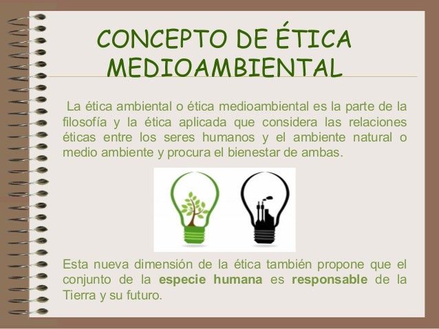 Etica Medioambiental