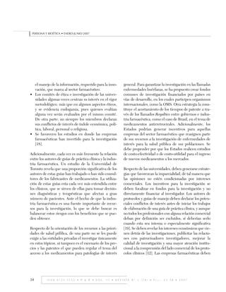 Tria Rigor DILEMAS ÉTICOS EN LAS RELACIONES ENTRE LA INDUSTRIA FARMACÉUTICA Y LOS ...