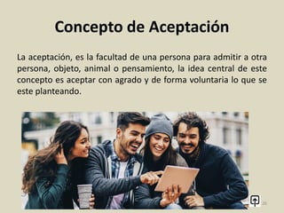 Estructura de la autoestima
La autoestima elevada no tiene nada que ver con cuestiones
similares a la soberbia, el narcisismo, la prepotencia o el
egocentrismo, es más bien un silencioso respeto por uno mismo,
una absoluta seguridad del valor que se tiene. Aquellos con una
alta autoestima no pierden el tiempo en impresionar a los
demás, sencillamente saben que tienen valor.
26
 