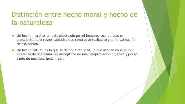 El problema de la moral