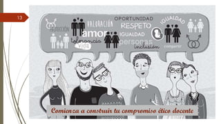 Comienza a construir tu compromiso ético docente
13
 