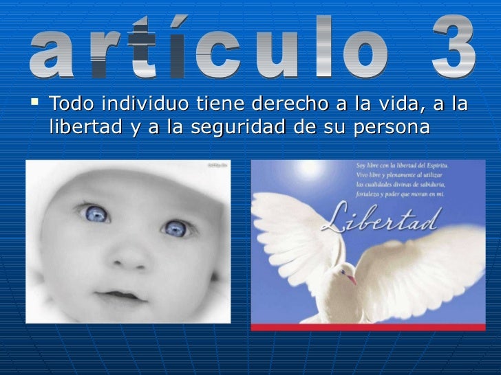 declaración universal de los derechos humanos. VICTOR GARCIA JUAN