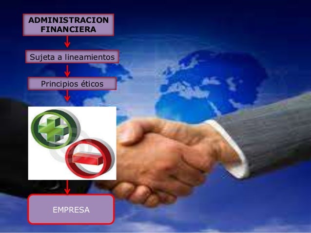Etica de la administracion financiera