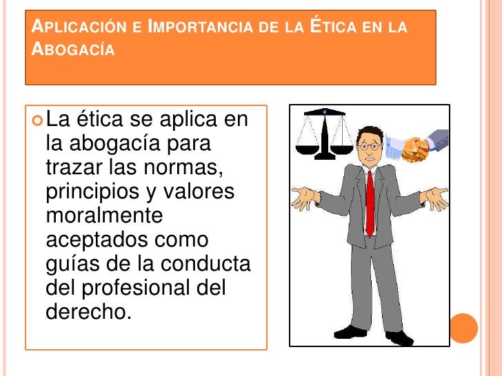 Etica del abogado
