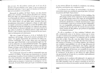 Etica de la profesiòn docente