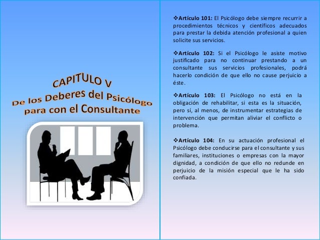 Etica del psicologo