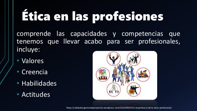 Etica en las profesiones