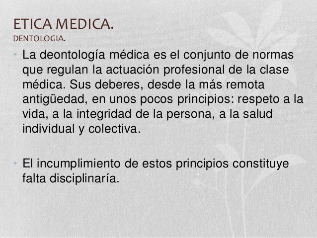 Etica medica 2013