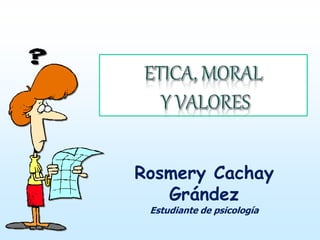 Rosmery Cachay
Grández
Estudiante de psicología
 