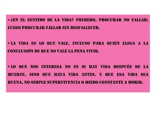Epílogo: Tendrás que pensártelohay otras cosas mucho mas principales que tendrás que aprendértelas de otros o, lo que será mejor, pensarlas por ti mismo.