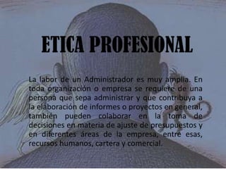 Etica profesional