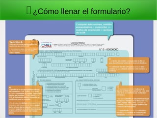 ﾿ ¿Cómo llenar el formulario?
 