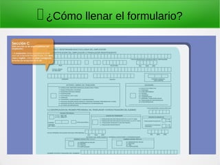 ﾿ ¿Cómo llenar el formulario?
 