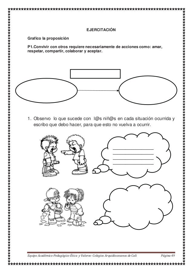 Actividades Para Trabajar Valores Con Niños De Primaria ...