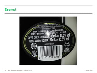 Avv. Massimo Alpigiani | 17 aprile 2020 CMS in Italia
Esempi
39
 