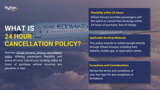 +1 (800) 416-8919 - Etihad Airways Cancellation and Refund Policy | PPT