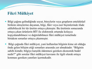 ErişimBilgi toplumunda bireyin herhangi bir bilgiye erişebilmesi için öncelikle okuma, yazma, hesaplama, yorumlama gibi temel zihinsel becerilere sahip olması gerekmektedirGünümüzde bilgisayarlar birçok işin üstesinden gelmektedir. Bazen tamire gereksinim duyulsa bile; bilgisayarlar uyumazlar, yorulmazlar, hasta olmazlar ve dinlenmeleri için zamana ihtiyaç duymazlar.  Bu yüzden birçok meslek dalında insanların yerlerine bilgisayarlar kullanılmaktadır.Bu durum istihtam için kötü bir durum olarak gözükse bile donanım ve yazılım mühendisliği, sistem analistliği, bilgisayar öğretmenliği,bilgisayar satıcılığı gibi yeni mesleklerde oluşturmaktadır.     Bilgisayarların İşyerlerinde Kullanılması