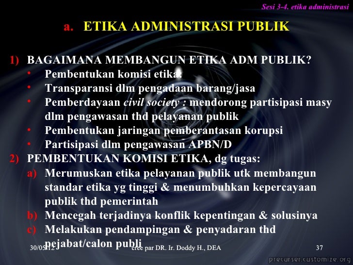 Etika administrasi temu 3 4