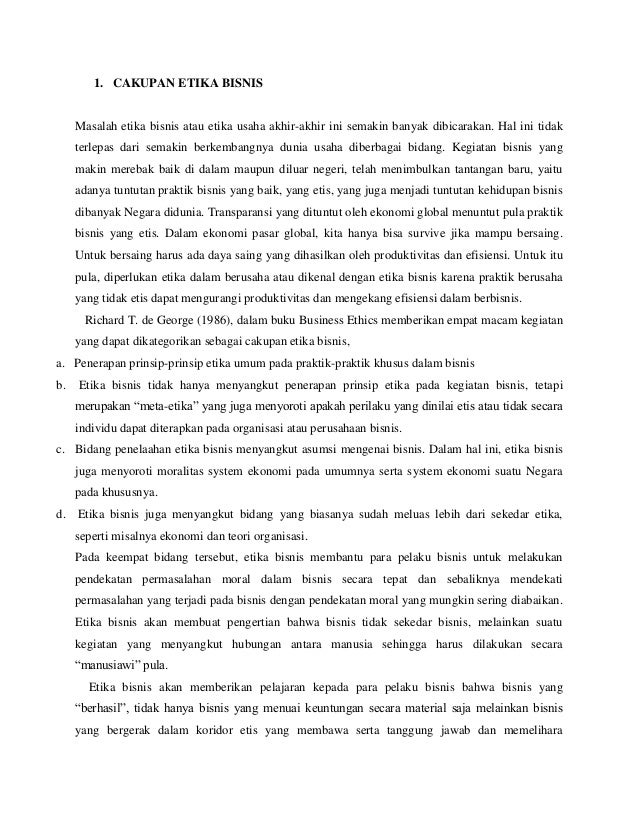 Etika Bisnis E Commerce Dalam Dunia Teknologi