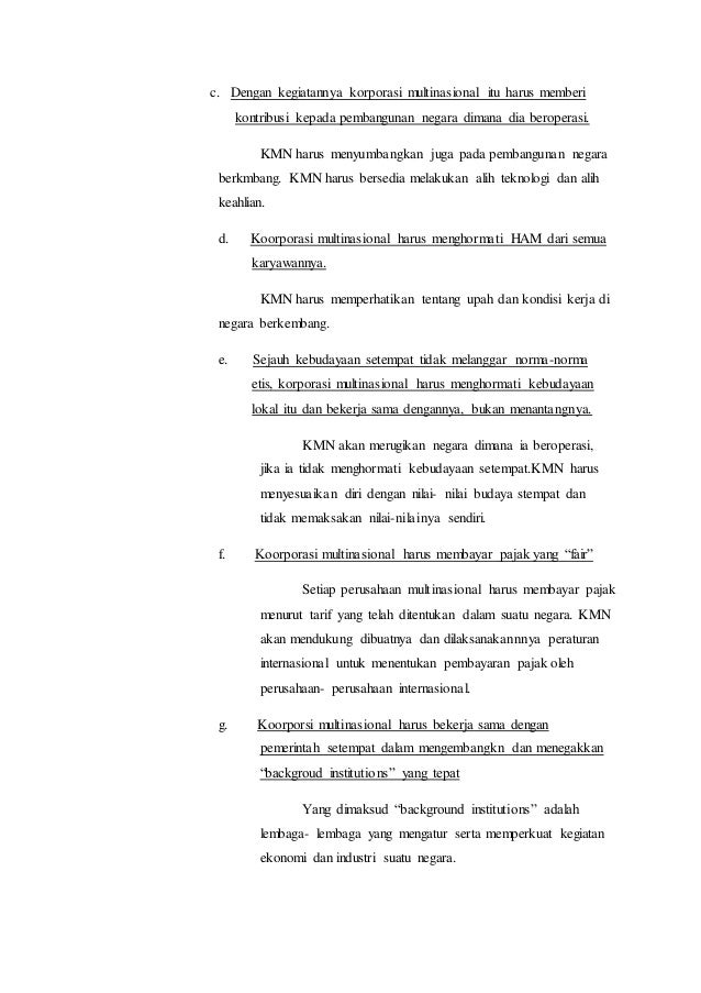 Etika Dalam Bisnis Internasional