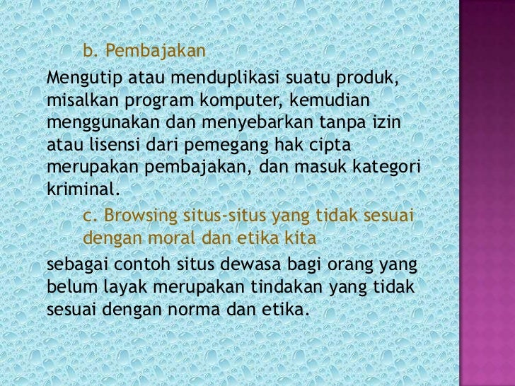 Etika dan keamanan dalam teknologi informasi