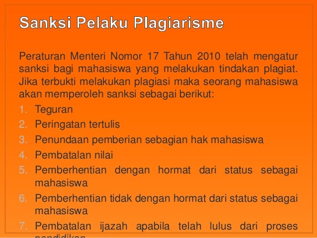 Etika Informasi Online Dan Plagiarisme