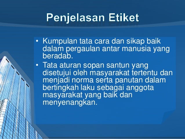 Pengenalan Etika Kerja Bab 2 Konsep Etika Kerja Bab