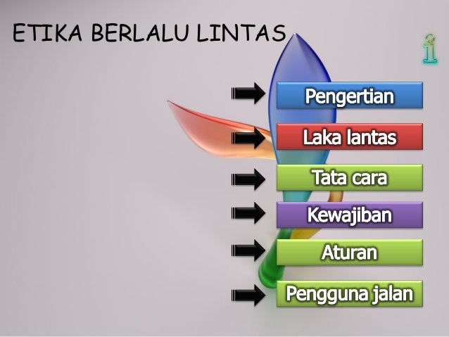 Etika lalulintas