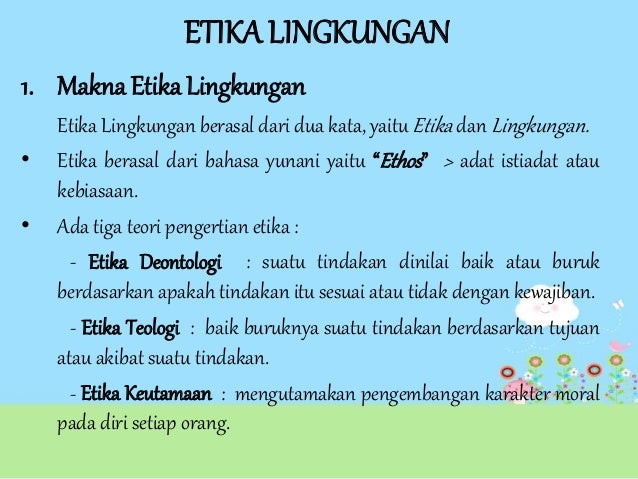 Download 66 Koleksi Gambar Etika Lingkungan Paling Baru 