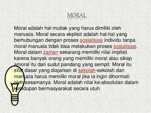 Etika moral, akhlaq dan adab