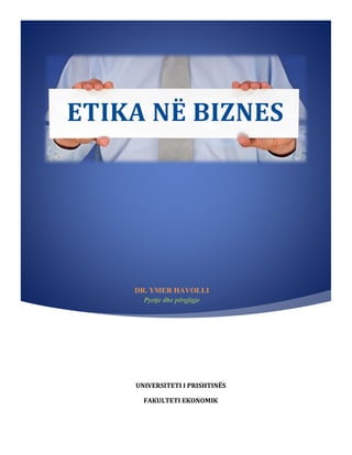 DR. YMER HAVOLLI
Pyetje dhe përgjigje
UNIVERSITETI I PRISHTINËS
FAKULTETI EKONOMIK
 