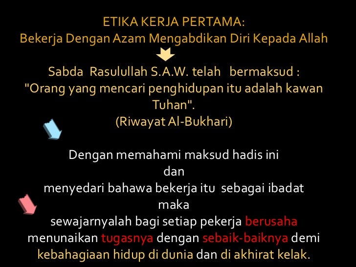 Contoh Etika Kerja Dalam Islam - Wilayah.id