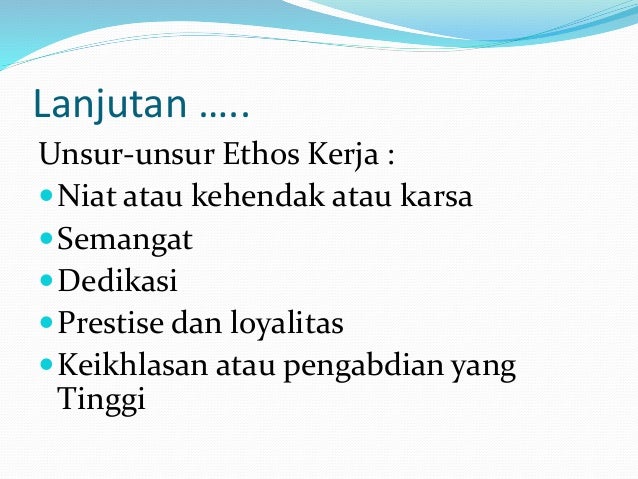 Etika pemerintahan dalam praktek
