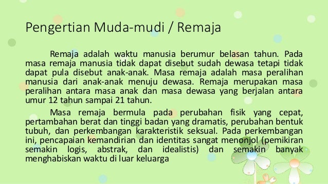 Etika Pergaulan Remaja Dalam Pandangan Islam