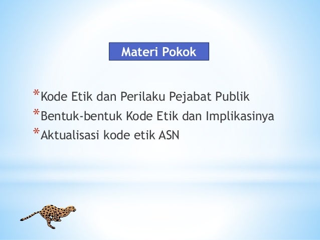 Etika Publik Etika Publik