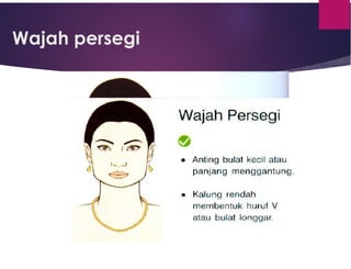 Wajah persegi
 