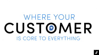 WHERE YOUR
IS CORE TO EVERYTHING
CUSTOMER
 