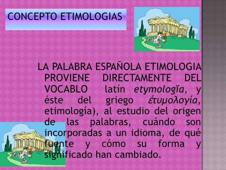 Etimologias
